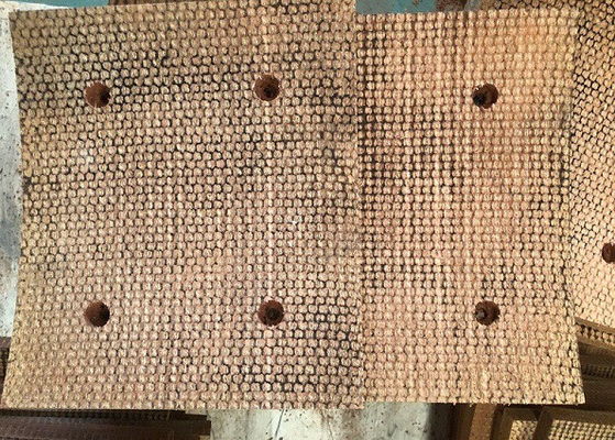 حفر البئر النفطية كتلة الفرامل المواد الاحتكاك غطاء الفرامل المنسوج 25.4mm 30mm سمك