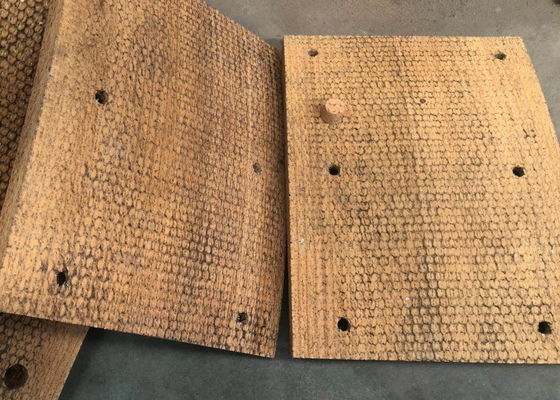 آلة الحفر كتلة الفرامل المنسوجة مع الثقوب